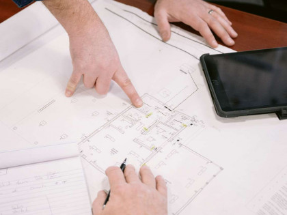 Two Electricians Planning